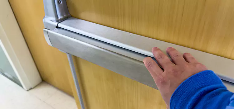 Installing a Push Bar on a Door Arden-Arcade